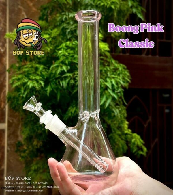 Boong Thủy Tinh Pink Classic