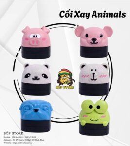 Cối Xay 3 Tầng Animals – Dễ Thương, Tiện Lợi, Hiệu Năng Cao