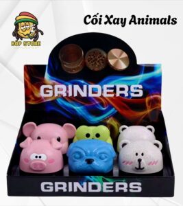 Cối Xay 3 Tầng Animals – Dễ Thương, Tiện Lợi, Hiệu Năng Cao