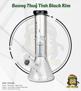 Boong Thuỷ Tinh Black Rim